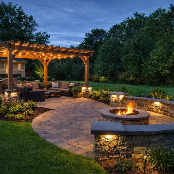 Luxury hardscaping costs